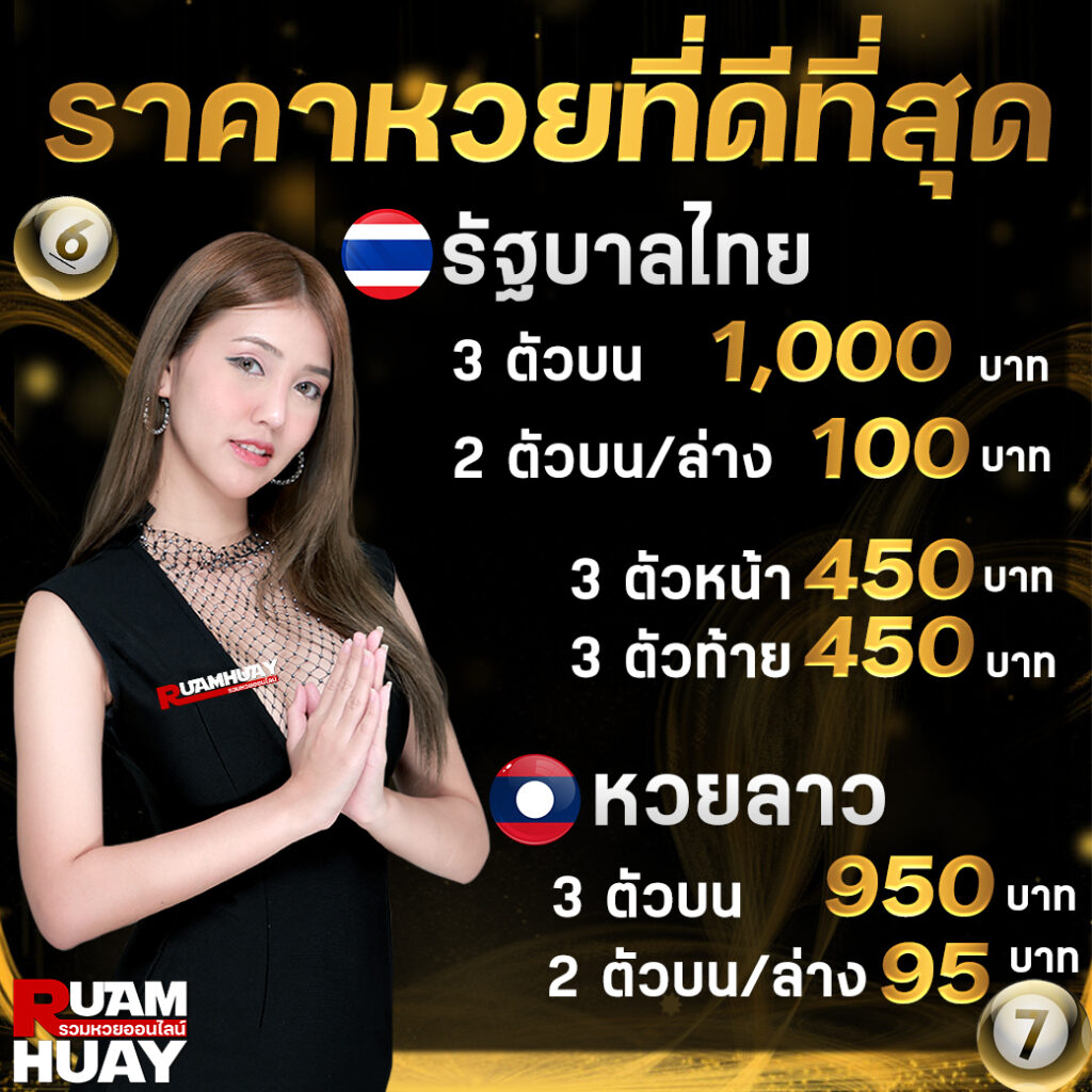 รวมหวย หวยไทย บาทละ1000